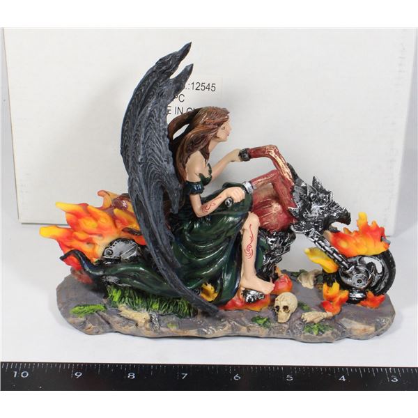 NEW ITEM 12545 BIKER STATUE