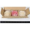 Image 1 : NEW ITEM 13792 FLOWER CANDLES