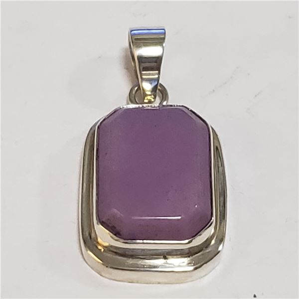 SILVER GENUINE GEMSTONE PENDANT (~WEIGHT 5.65G)