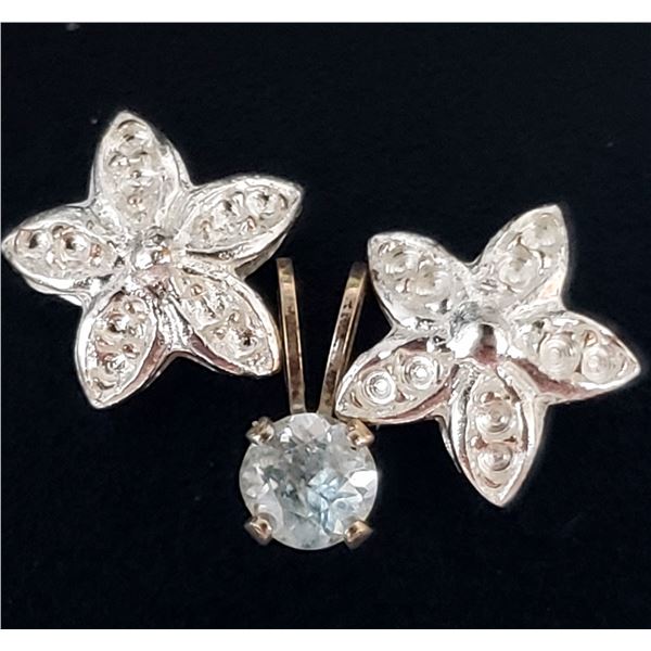 SILVER 3 PENDANTS SET