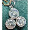 Image 2 : 10K WHITE GOLD MOISSANITE 2.2CT PENDANT