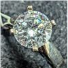 Image 1 : 14K WHITE GOLD 2.4G LAB DIAMOND 1.2CT RING