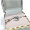 Image 4 : 14K WHITE GOLD LAB DIAMOND(1.2CT) NATURAL(0.01CT)