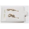 Image 3 : 10K YELLOW GOLD MOISSANITE(3CT) EARRINGS