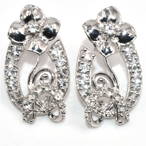 SILVER CUBIC ZIRCONIA(2.05CT) RHODIUM PLATED