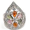 Image 2 : SILVER CERTIFIED TOURMALINE(7.85CT) RHODIUM