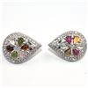 Image 3 : SILVER CERTIFIED TOURMALINE(7.85CT) RHODIUM