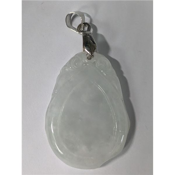 SILVER JADE PENDANT