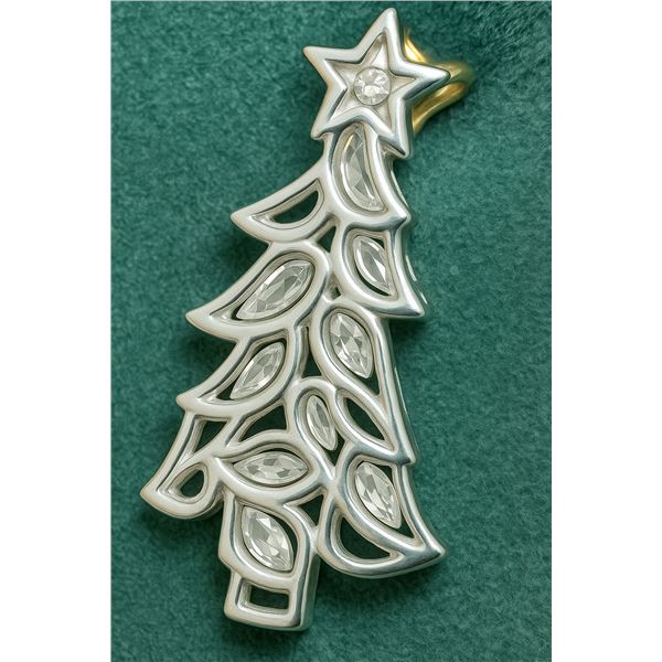 SILVER 0.8G ROSE CUT DIAMOND PENDANT