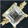 Image 1 : GOLD PLATED SILVER GRNNE AMETHYST WHITE TOPAZ