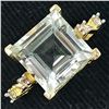 Image 2 : GOLD PLATED SILVER GRNNE AMETHYST WHITE TOPAZ