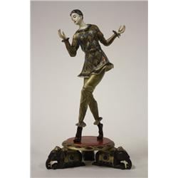Bronze & ivory patinated figure