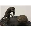 Image 2 : Patinated Austrian figural monkey inkwell