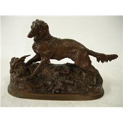 Bronze "Dog" signed P.J. Mene