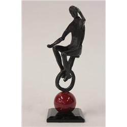 Contemporary bronze initialled CK