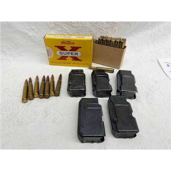 AMMO: 30-06 CARTRIDGES AND CLIPS (INTERNAL REFERENCE: K)