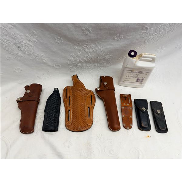 LEATHER GUN AND KNIFE HOLSTERS (INTERNAL REFERENCE: GG)