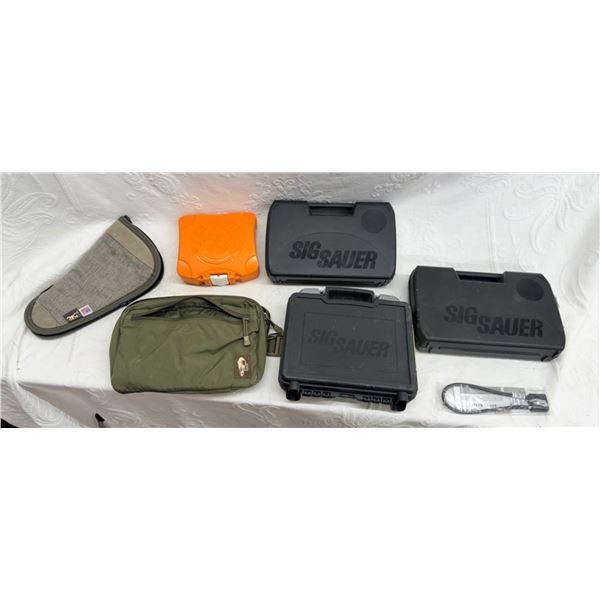 HARD AND SOFT SIDED GUN CASES AND GUN LOCK (INTERNAL REFERENCE: DDD)