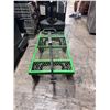 Image 2 : Gorilla Cart Green Metal Flatbed Utility Cart 40" x 20" x 12"H - pick up Feb 6