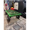 Image 5 : Gorilla Cart Green Metal Flatbed Utility Cart 40" x 20" x 12"H - pick up Feb 6