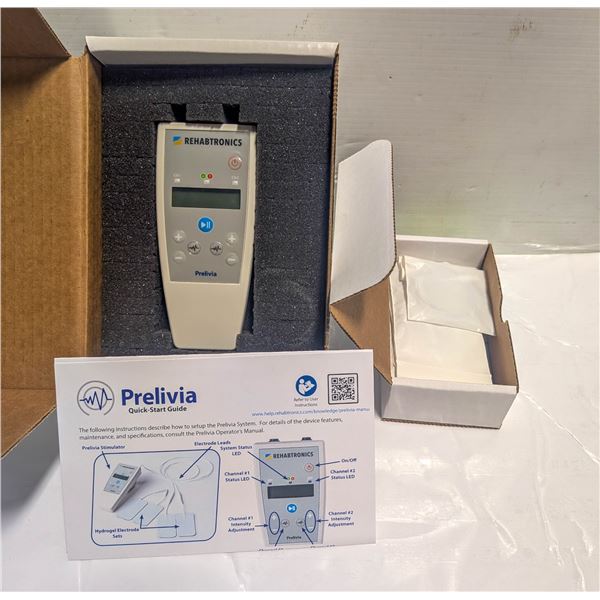 REHABTRONICS PRELIVIA NEW UNIT W/ LEADS