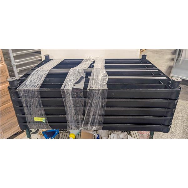 5 TIER PLASTIC STORAGE RACK