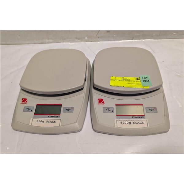 LOT OF 2 OHAUS DIGITAL SCALES