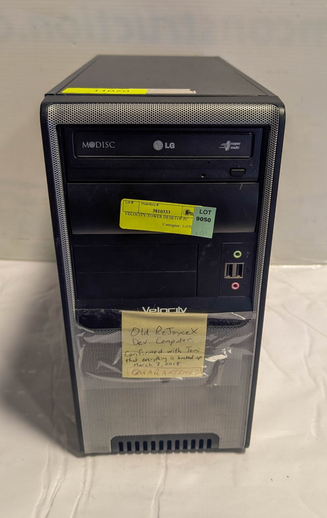VELOCITY TOWER DESKTOP PC