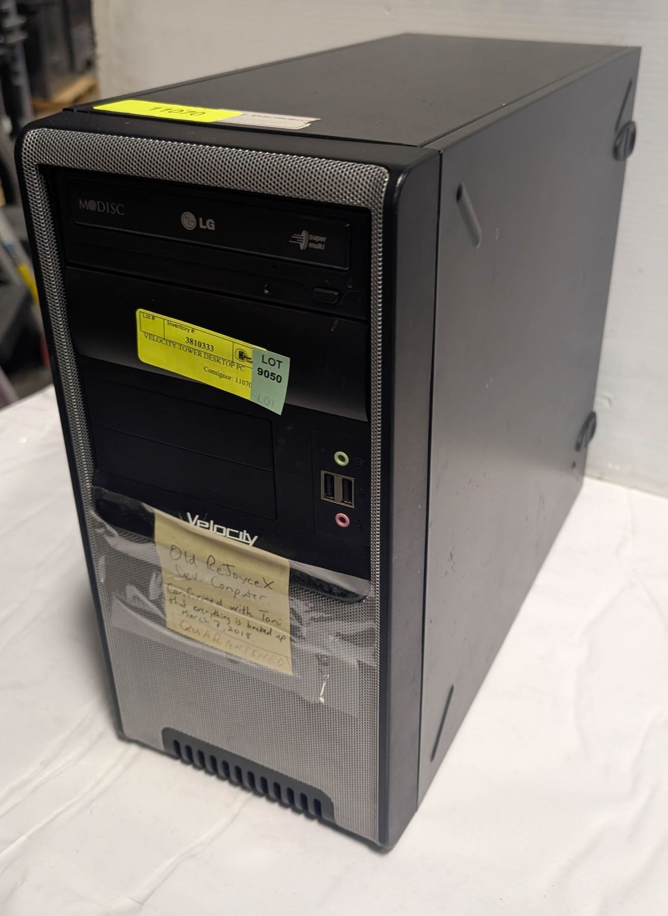 VELOCITY TOWER DESKTOP PC