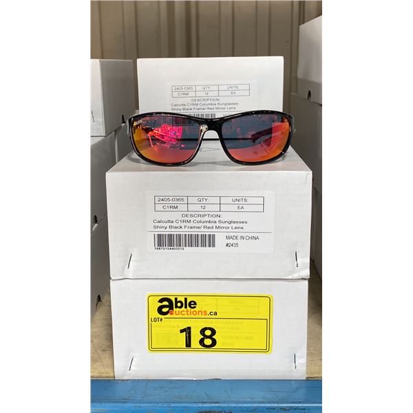 5 BOXES OF ASSORTED C1RM CALCUTTA DESIGNER SUNGLASSES *APPROX 12 PER CASE*
