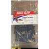 Image 2 : BOX OF EAGLE CLAW BLACK 100 PACK SIZE LARGE SINKER SLIDES BLISTER PACKS