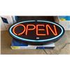 Image 1 : 2 COMMERCIAL ELECTRIC OPEN SIGNS *ONE IN BOX*