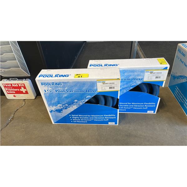 PLASTIFLEX POOL KING 1 1/2" X 35' SUNFLEX POOL VACUUM HOSE & PLASTIFLEX POOL KING 1 1/2" X 25'