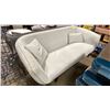 Image 1 : LIGHT GREY MODERN 3 SEAT DESIGNER TUB STYLE SOFA