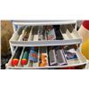Image 3 : PLANO PLASTIC MULTI LOADER FISHING TACKLE BOX WITH ASSORTED FISHING TACKLE CONTENTS
