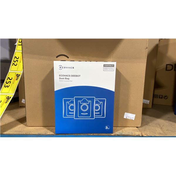 DEEBOT DUST BAG ACCESSORIES PACKS FOR X1 / X1 PLUS / T10 / T10 PLUS SERIES IN COMMERCIAL MULTI PACK