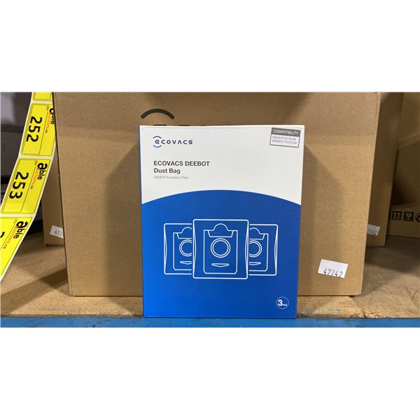 DEEBOT DUST BAG ACCESSORIES PACKS FOR X1 / X1 PLUS / T10 / T10 PLUS SERIES IN COMMERCIAL MULTI PACK