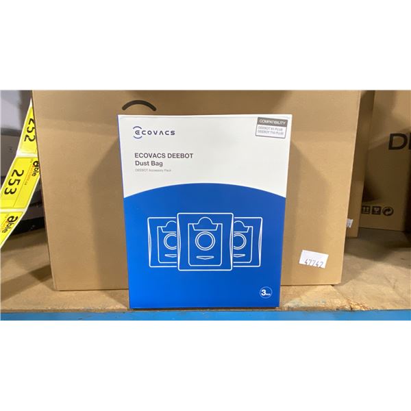 DEEBOT DUST BAG ACCESSORIES PACKS FOR X1 / X1 PLUS / T10 / T10 PLUS SERIES IN COMMERCIAL MULTI PACK