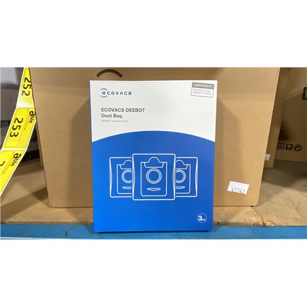 DEEBOT DUST BAG ACCESSORIES PACKS FOR X1 / X1 PLUS / T10 / T10 PLUS SERIES IN COMMERCIAL MULTI PACK
