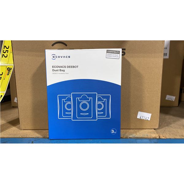 DEEBOT DUST BAG ACCESSORIES PACKS FOR X1 / X1 PLUS / T10 / T10 PLUS SERIES IN COMMERCIAL MULTI PACK