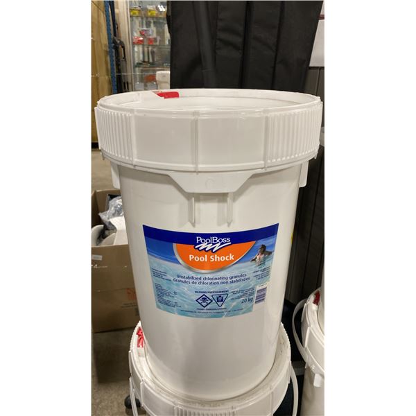 20KG BUCKET OF POOLBOSS POOL SHOCK