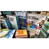 Image 4 : SHELF OF ASSORTED POOL/SPA PRODUCTS- GAMES, FLOATIES, CHEMICAL DISPENSERS, ZORBIE & BALLS