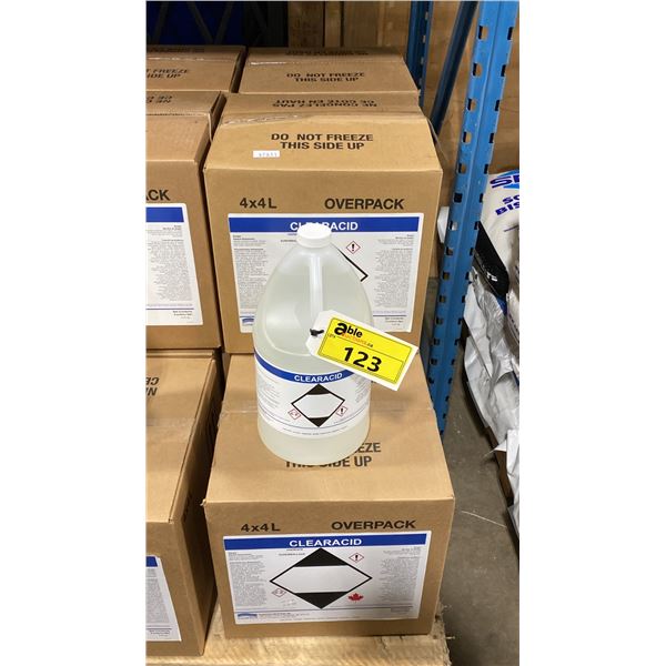 21- 4L JUGS OF CLEARACIDE