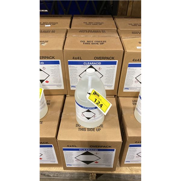 21- 4L JUGS OF CLEARACIDE