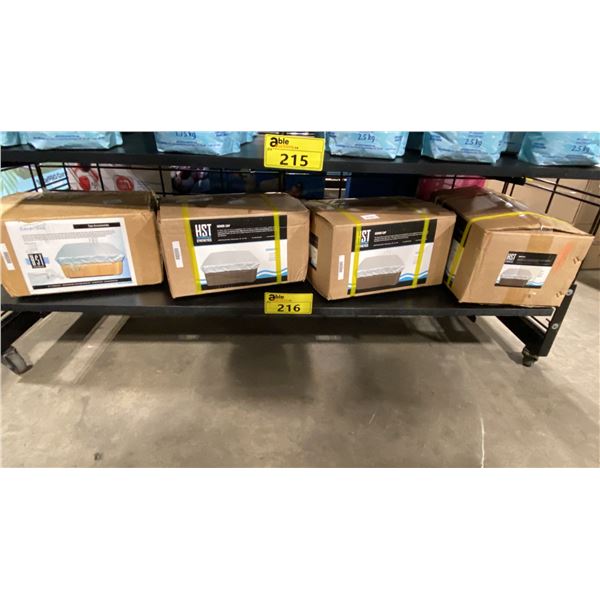 4- HST SYNTHETIC SPA COVER CAPS 8' X 8' X 12"