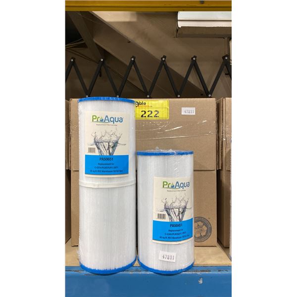 BOX OF ASSORTED RETAIL POOL FILTERS