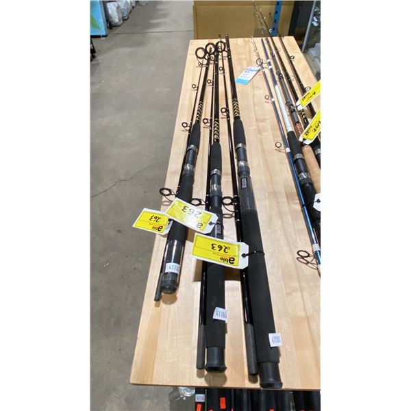 KUNNAN K6700-100 10' MEDIUM ACTION 2 PCS ROD, KUNNAN K6700-90 9' MEDIUM ACTION ROD, & KUNNAN K6700-8