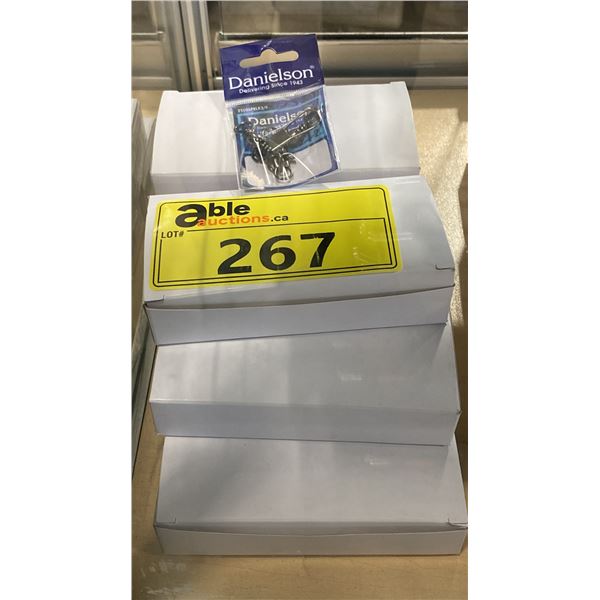 9 BOXES OF DANIELSON FISHING SWIVEL HOOKS MULTI PACK RETAIL BOXES *MUST TAKE ALL*