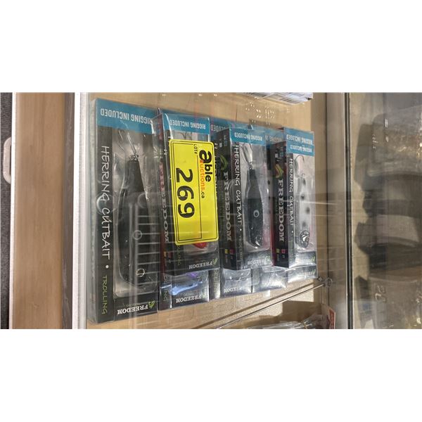 8 ASSORTED FREEDOM TACKLE CORP HERRING CUTBAIT
