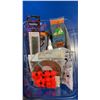 Image 4 : 3 PLASTIC CONTAINERS OF ASSORTED RETAIL FISHING PRODUCT